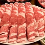 千成 - ラム肉のしゃぶしゃぶ