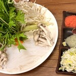 千成 - お野菜、薬味