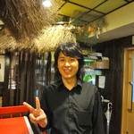 YOROCOBU - イケメン店長。　　お友達のお下品なセクハラトークにも、爽やか～な笑顔で、対応してくれました。