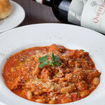 クッチーナイタリアーナ阪井 - ハチノスと白インゲン豆のトリッパ