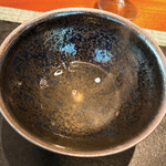 蒼 - 真鯛のコンソメスープです。2.5kgの大物。真鯛の塩味のみでいただきました。まるで鯛の炊き込みご飯のような香りがします