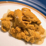 蒼 - 大間のキタムラサキウニ。スペシャルNo1とのこと。どストレートな味わいに思わず悶絶