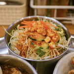 カレーの店 ガン爺 - サラダ（ガラムマサラがけ）