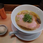 神保町 黒須 - 味玉焼豚塩蕎麦　1600円