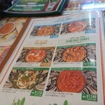 ガガルスパイス - メニューの１ページのある一枚