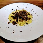 創作イタリアン Gemelli - 黒トリュフのバタークリームソーススパゲッティーニ