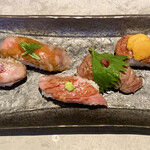 肉割烹 まさき - 肉寿司