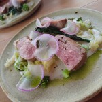 farmer's table mano - メイン♪たけし豚のロースト♪綺麗で旨い!