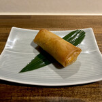 中華ダイニング 一途一心 - 雲丹春巻き好きなのー！レギュラーメニューだから頼んでみてねー！