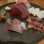 まんまる - 刺身五点盛り