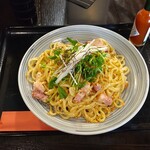小麦屋満月 - 釜玉カルボナーらぁ麺
