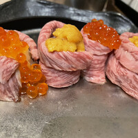 黄金出汁しゃぶと江戸前寿司 肉のあさつ 梅田お初天神店 - 