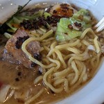 らうめん しんか - あげねぎらあめんアップ