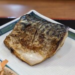 街かど屋 - ミニ塩さば（豚汁定食）