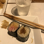 麹町いづみや しろ - トロタク巻き、かんぴょう巻き