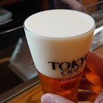 かぶと - 生ビール（東京クラフト）