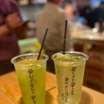 みなと 刺身専門店 - ごく茶ハイ