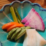 かぶと - お新香