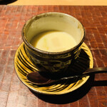 千翠 - ホワイトアスパラの茶碗蒸し