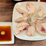 台湾料理　琥珀 - 蒸し鶏