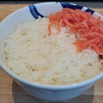 Matsuya - 紅生姜いっぱいのご飯(これが旨いんです!!)