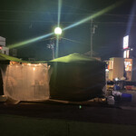 深夜屋台 マーラーメン - オランジェさん駐車場での出店