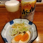 俺の中華たなか家 - グラスに注げは生ビールみたいなお顔になりました(*^^*)v