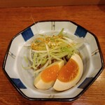 俺の中華たなか家 - 「サービスおつまみ」をアップでパチリ♯