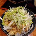 俺の中華たなか家 - 「背脂飯」着丼＼(^o^)／
