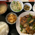 餃子酒家 金澤 - 酢豚定食