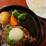 Hambagusutekiseｎmonnomise - 和風おろしハンバーグ シングル　980円