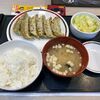 みよしの - 料理写真:野菜ぎょうざ定食（550円）