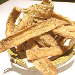【4th! ] Fried burdock slices from Tokachi Memuro Koyama Farm