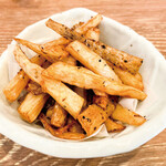 Fried yam from Tokachi Kawanishi with salt sauce