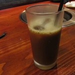 秋田牛玄亭 - 食後のアイスコーヒーです