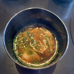 高台寺 和久傳 - 赤だし、湯葉でした