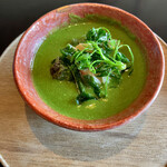 高台寺 和久傳 - 菜種の下には毛蟹が