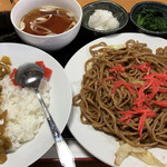 一平食堂 - ヤキソバセット（ミニカレー）