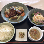 くまもと中央カントリークラブ - 柔らか黒酢酢豚と棒棒鶏サラダ