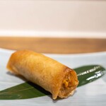 中華ダイニング 一途一心 - 2023.4 ウニ豆乳春巻き