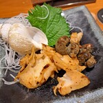 Shifuku No Oto Kanazawa Sushi Dainingu - 妻は「コレは美味しいね！」と喜んでくれた。
