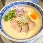 ラーメンは飲み物じゃ。 - 味噌鶏白湯（980円）2023年4月