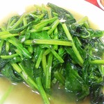 中華料理　萬珍館 - 青菜炒め
