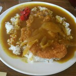 洋食 大かわ - カツカレー アップ 