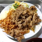 松楽食堂 - 焼肉アップ