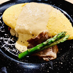 Fortune comes in at the merry gate - バターライスのオムレツのせ