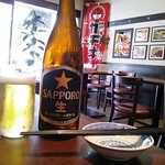 葉牡丹 - 2013.07.店内には“ガチ丼”のぼり