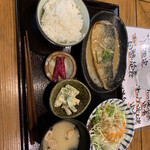 炭旬 - サバ味噌定食900円（税込）