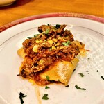 Trattoria NOTO - 20230410自家製手打ちパッパルデッレ　エゾシカラグーのトマトソース3,300円