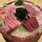 鮪のシマハラ - 天然本マグロの刺し盛り